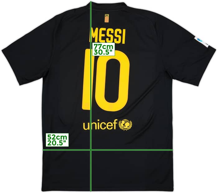 2011-12 Barcelona Away Shirt Messi #10 - 7/10 - (L)