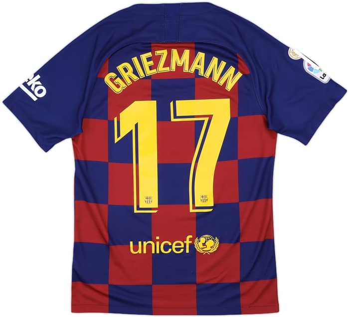 2019-20 Barcelona Home Shirt Griezmann #17 - 9/10 - (S)