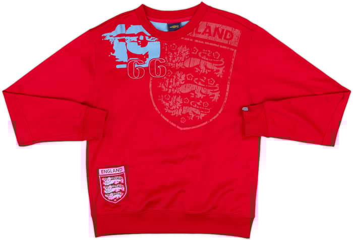2007-09 England Umbro Sweat Top - 8/10 - (M)
