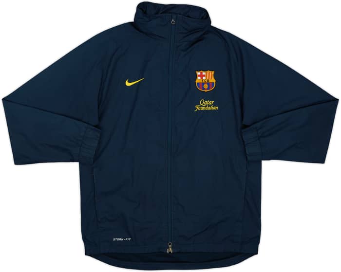 2012-13 Barcelona Nike Hooded Track Jacket - 7/10 - (M)