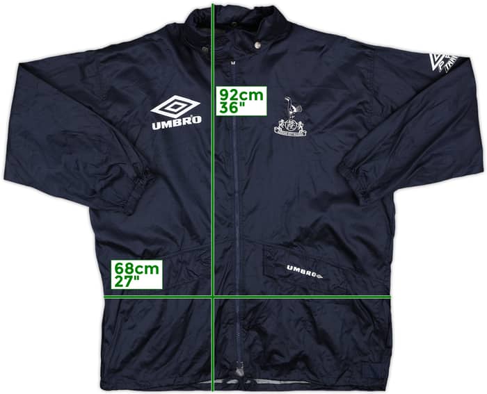 1994-95 Tottenham Umbro Hooded Rain Jacket - 6/10 - (L)