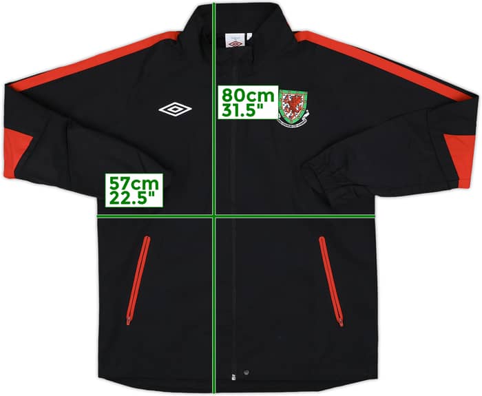 2010-11 Wales Umbro Track Jacket - 8/10 - (M)