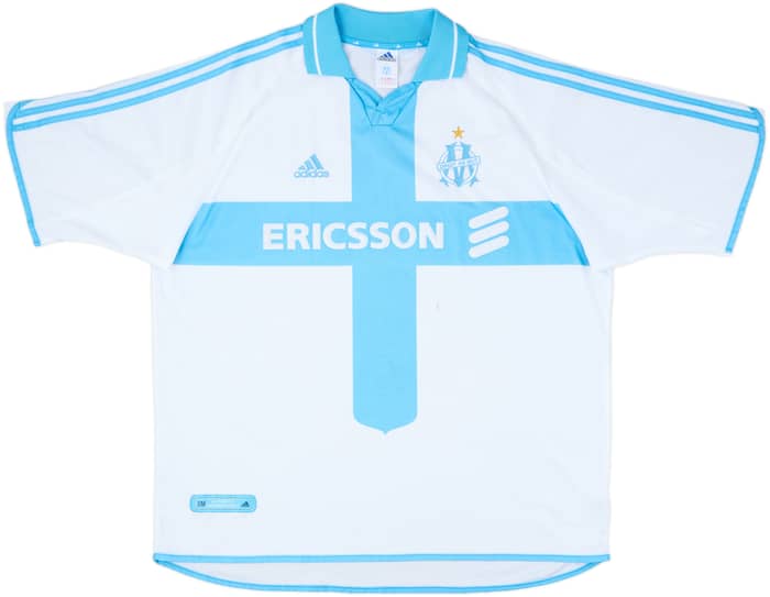 2000-01 Olympique Marseille Home Shirt - 6/10 - (XXL)