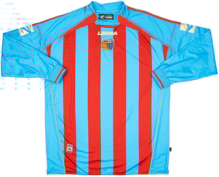 2007-08 Catania Home L/S Shirt - 9/10 - (XXL)