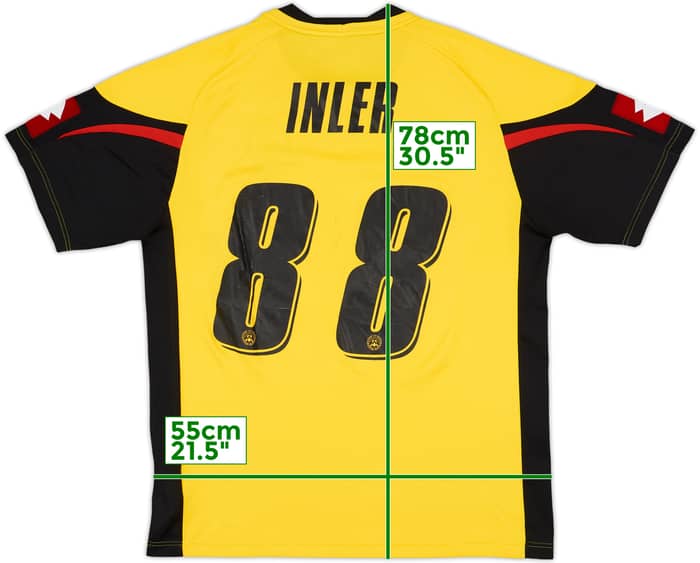 2007-08 Udinese Third Shirt Inler #88 - 6/10 - (XXL)