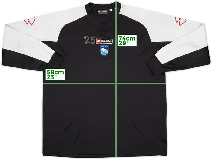 2005-06 Pescara Lotto Player Issue Training L/S Shirt #25 - 5/10 - (XL)
