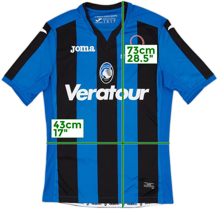 2017-18 Atalanta Home Shirt - 10/10 - (S)