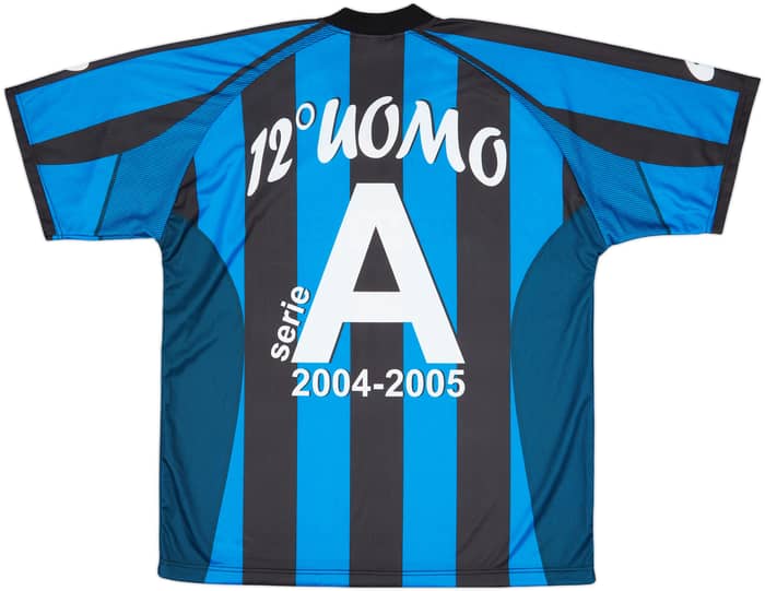2004-05 Atalanta Basic '12 Uomo' Home Shirt - 8/10 - (XL)