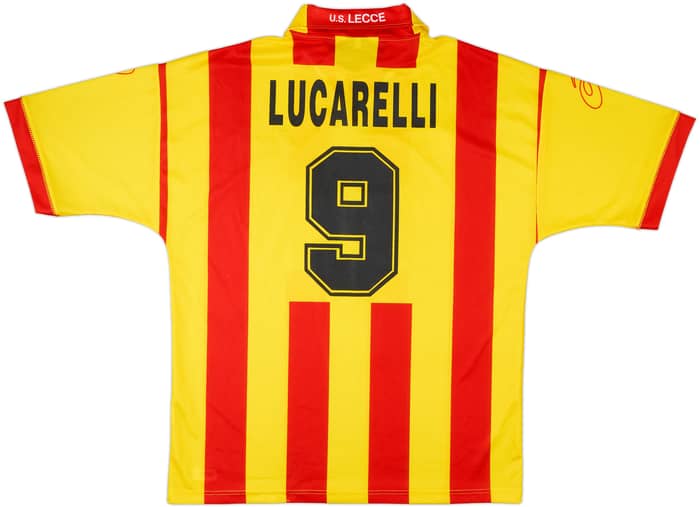 1999-00 Lecce Home Shirt Lucarelli #9 - 9/10 - (XL)