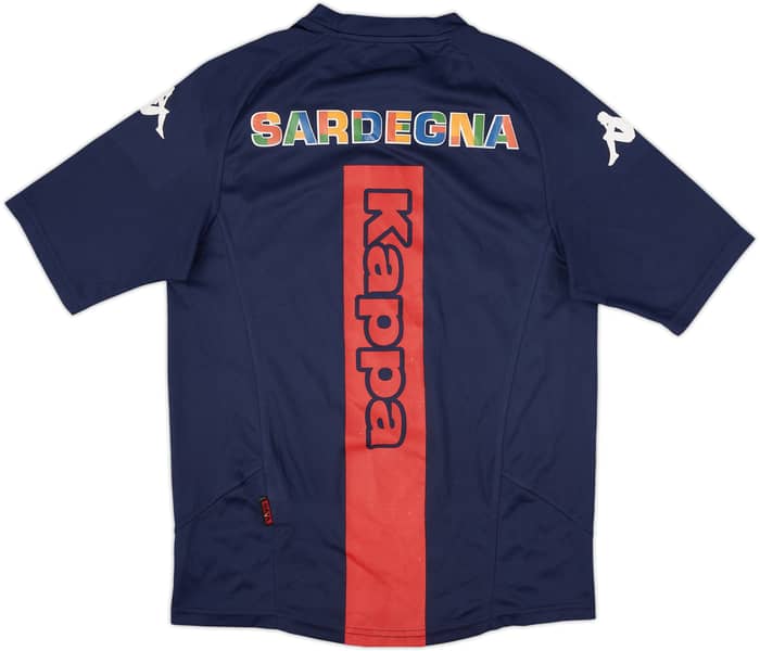2013-14 Cagliari Kappa Training Shirt - 6/10 - (M)