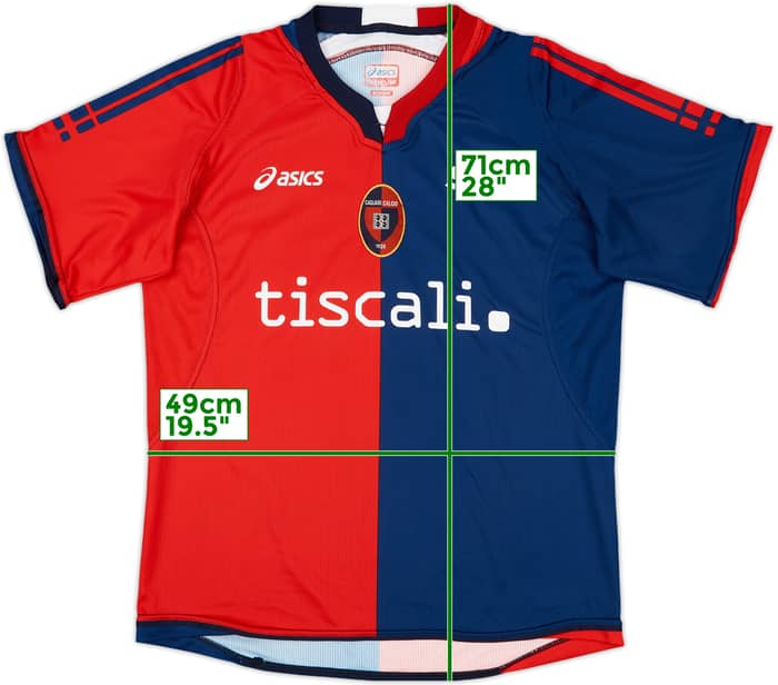 2006-07 Cagliari Home Shirt - 8/10 - (M)