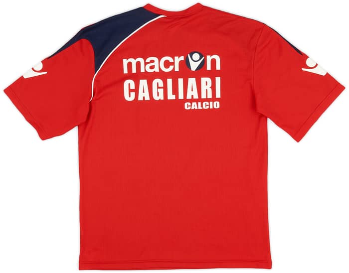 2010-11 Cagliari Macron Training Shirt - 8/10 - (S)