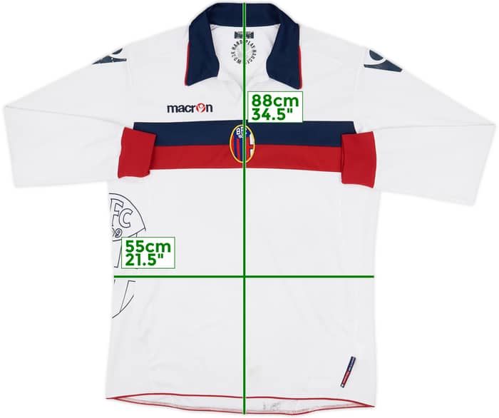 2010-11 Bologna Away L/S Shirt - 7/10 - (XXL)