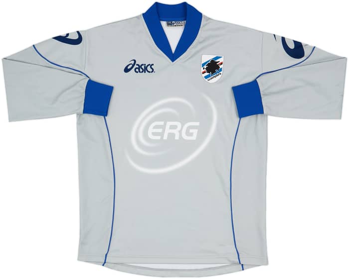 2003-04 Sampdoria Asics Training L/S Shirt - 9/10 - (S)