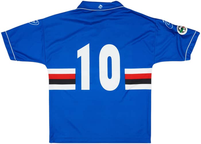 1999-00 Sampdoria Home Shirt #10 - 8/10 - (L)