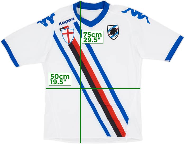 2010-11 Sampdoria Away Shirt - 4/10 - (XL)
