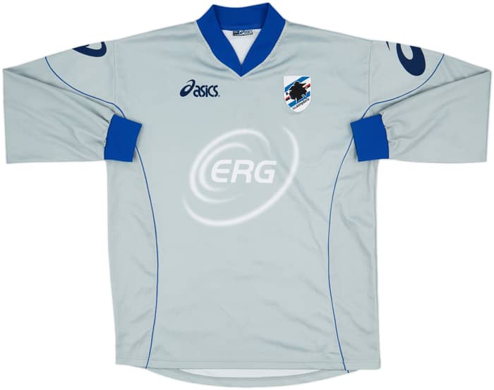 2003-04 Sampdoria Asics Training L/S Shirt - 8/10 - (XL)