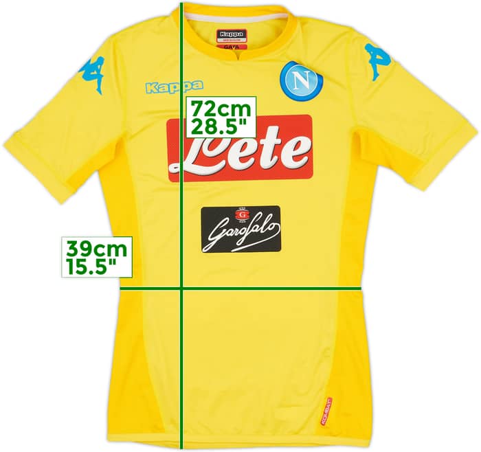 2015-16 Napoli GK Shirt - 7/10 - (M)
