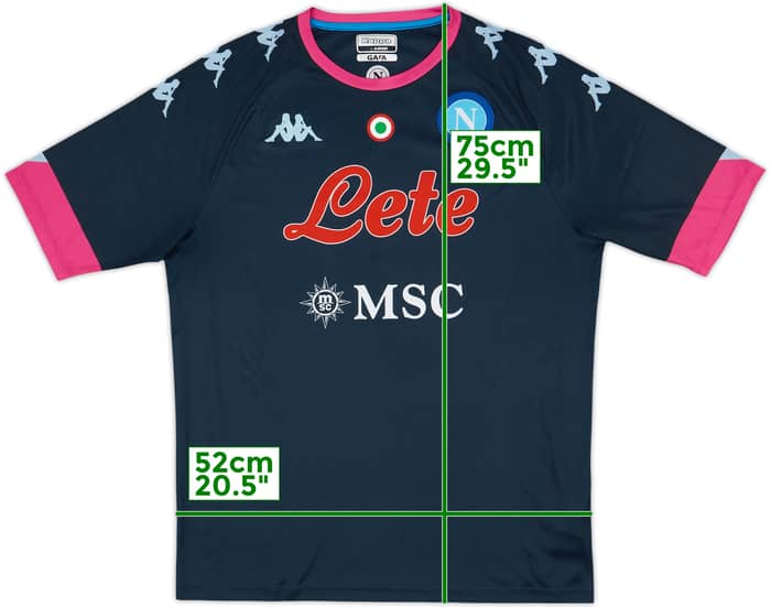 2020-21 Napoli Third Shirt - 8/10 - (XL)