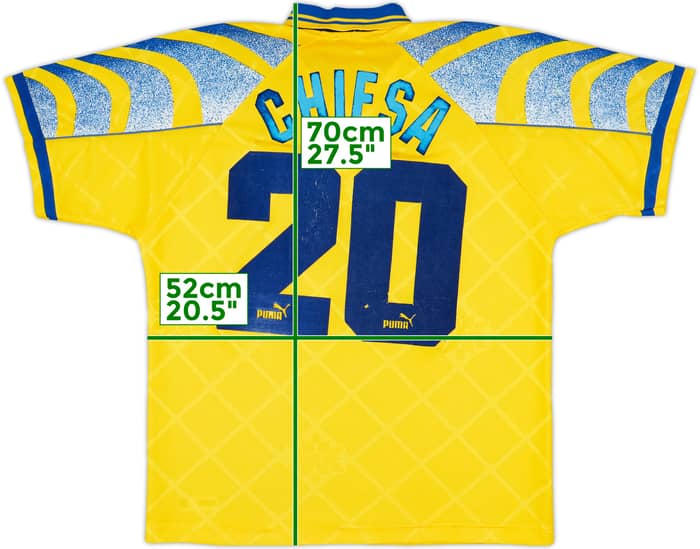 1995-96 Parma Third Shirt Chiesa #20 - 4/10 - (S)