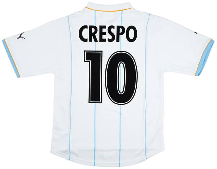 2001-02 Lazio European Home Shirt Crespo #10 - 9/10 - (S)