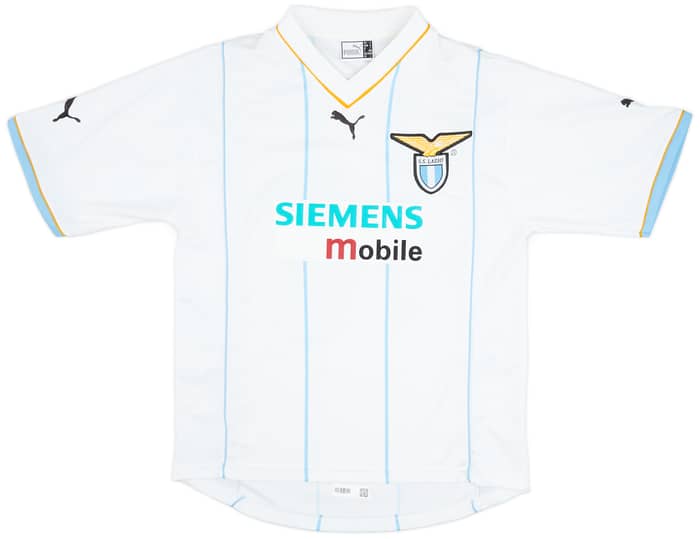 2001-02 Lazio European Home Shirt Crespo #10 - 9/10 - (S)