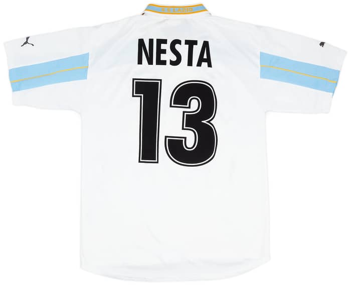 1999-00 Lazio Centenary Home Shirt Nesta #13 - 6/10 - (XL)