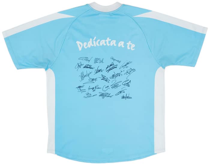 2003-04 Lazio 'Signed' Basic Home Shirt - 7/10 - (L)
