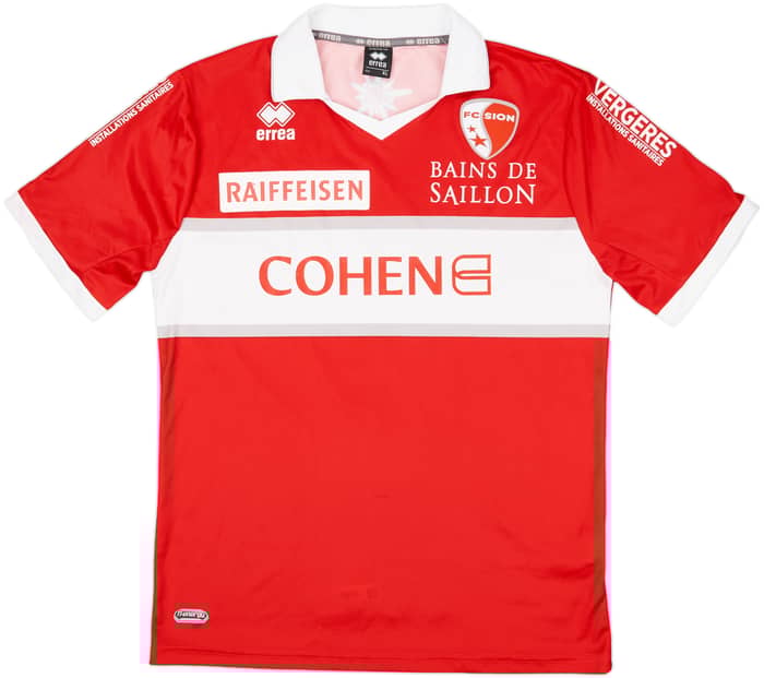 2013-14 FC Sion Away Shirt Bakrac #4 - 7/10 - (XL)