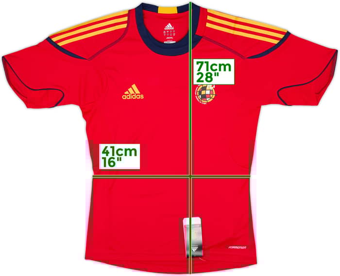 2010-11 Spain adidas Formotion Training Shirt (S)