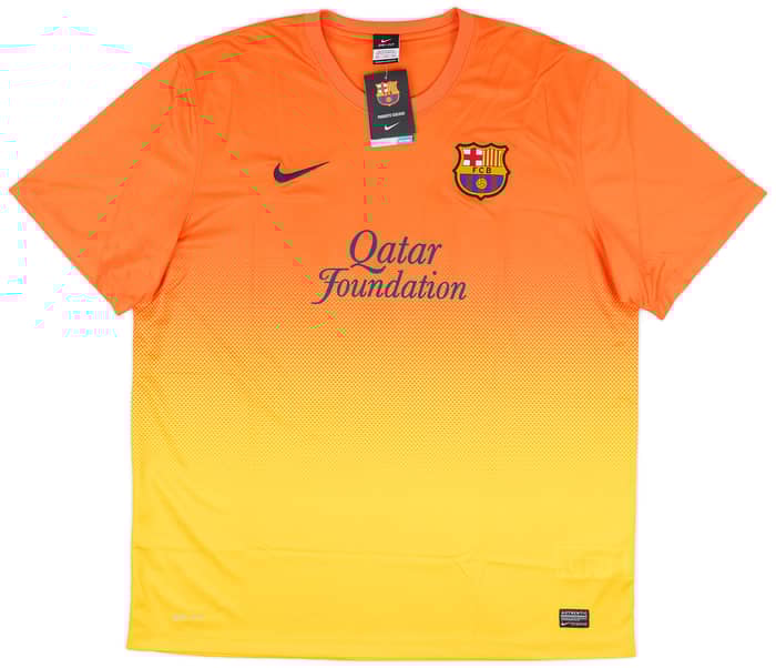 2012-13 Barcelona Basic Away Shirt Messi #10 (XXL)