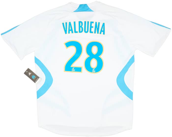 2007-08 Olympique Marseille Home Shirt Valbuena #28 (XL)