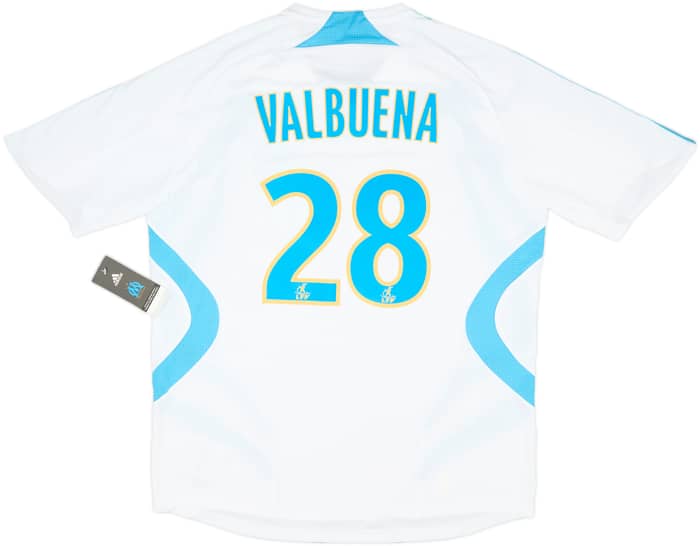 2007-08 Olympique Marseille Home Shirt Valbuena #28 (L)