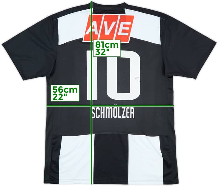 2011-12 LASK Linz Home Shirt Schmolzer #10 - 6/10 - (L)