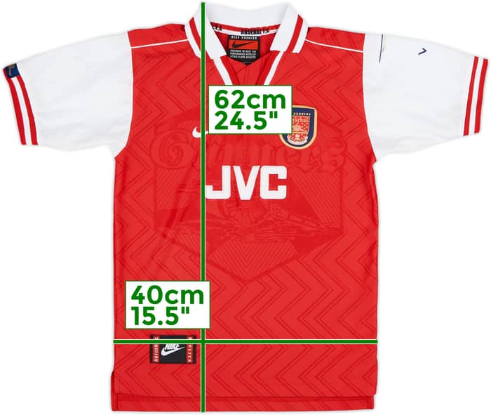 1996-98 Arsenal Home Shirt - 6/10 - (M.Boys)