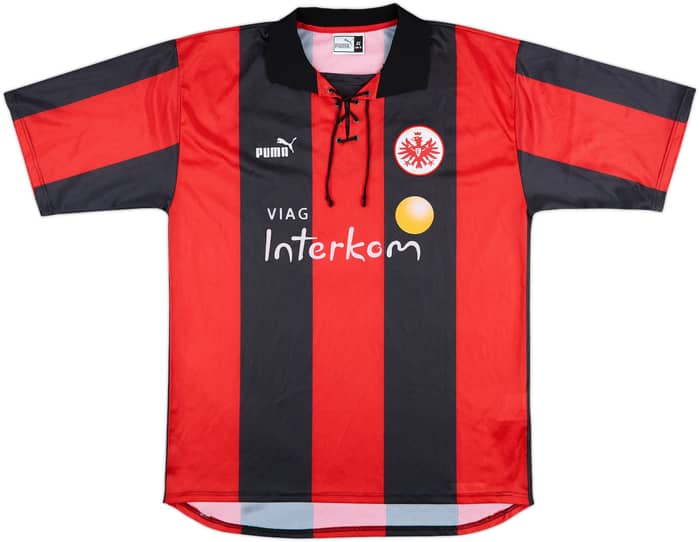 1999-00 Eintracht Frankfurt Match Issue Centenary Home Shirt #15