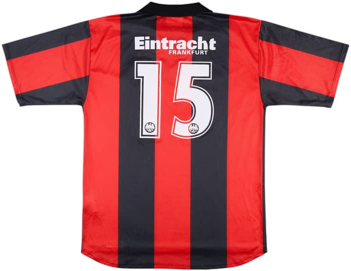 1999-00 Eintracht Frankfurt Match Issue Centenary Home Shirt #15