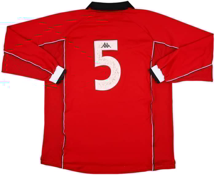 1998-99 AZ Alkmaar Match Issue Home L/S Shirt #5