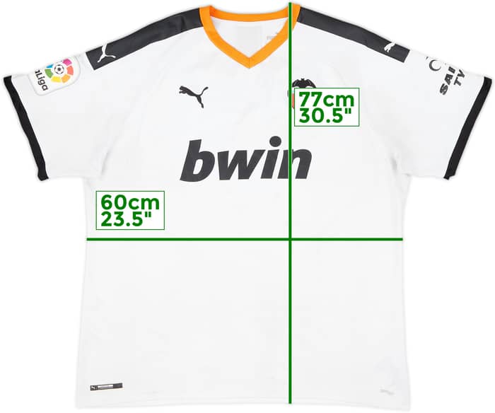 2019-20 Valencia Home Shirt Guedes #7 - 5/10 - (XXL)