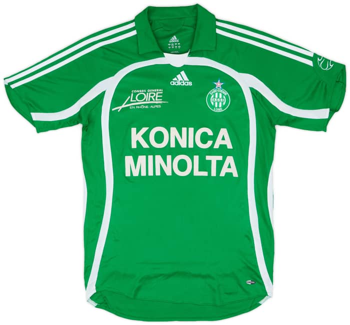 2006-07 Saint Etienne Home Shirt Gomis #18 - 7/10 - (S)