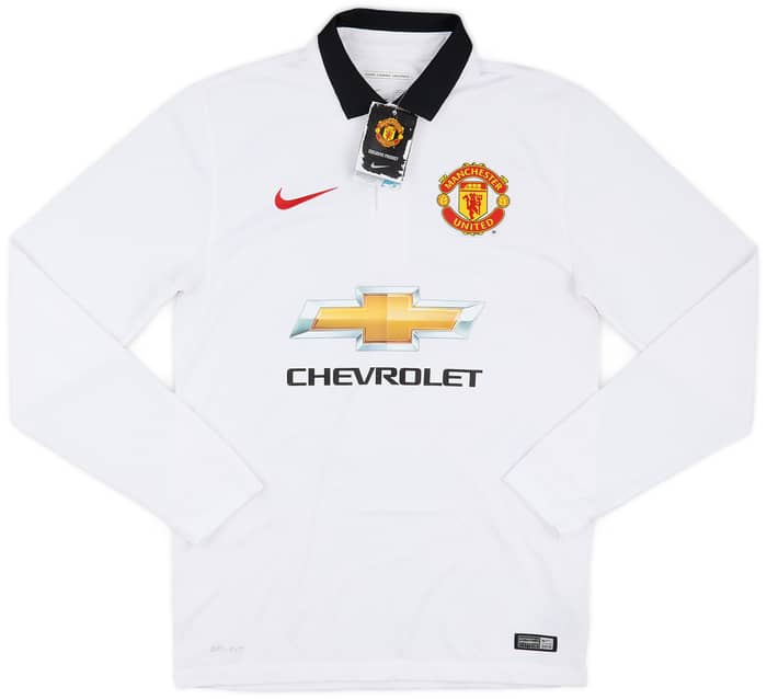 2014-15 Manchester United Away L/S Shirt V.Persie #20 (S)