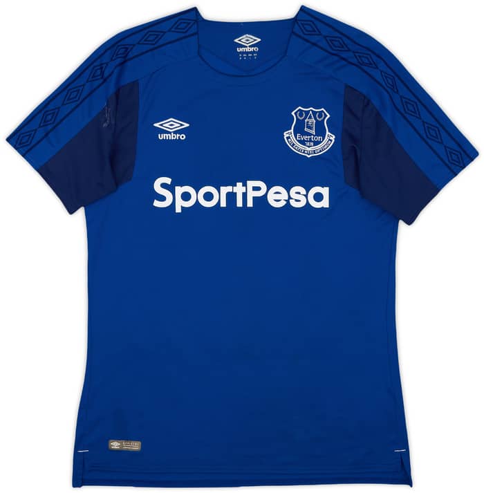 2017-18 Everton Home Shirt Baines #3 - 7/10 - (M)