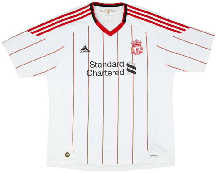 2010-11 Liverpool Away Shirt Gerrard #8 - 7/10 - (3XL)