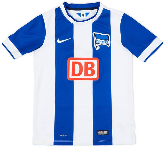 2014-15 Hertha Berlin Home Shirt Stocker #14 - 5/10 - (M.Boys)