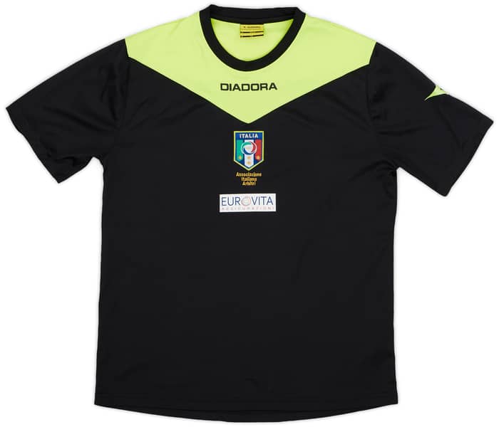 2015-16 Italy Diadora Referee Training Shirt - 7/10 - (S)