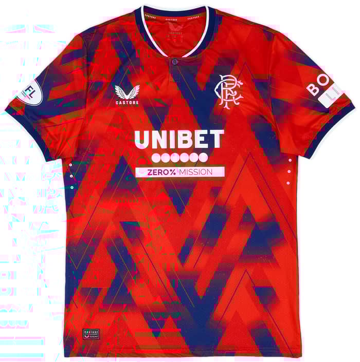 2023-24 Rangers Match Issue Fourth Shirt Devine #44