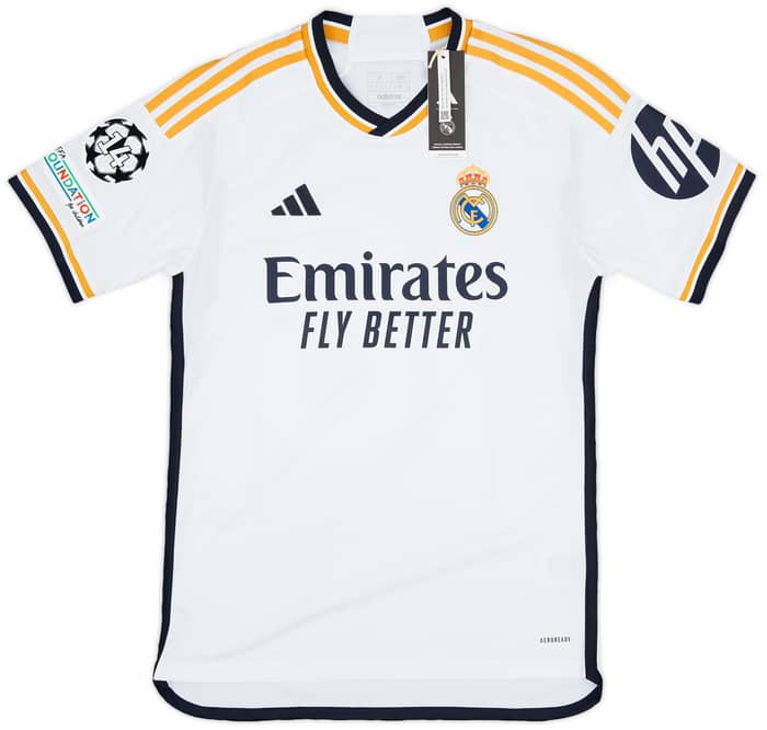 2023-24 Real Madrid Home Shirt Tchouameni #18 (S)