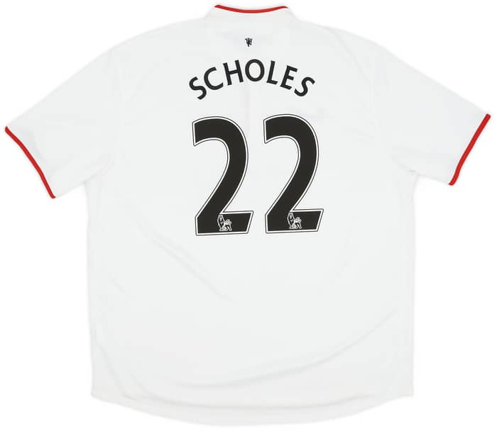 2012-14 Manchester United Away Shirt Scholes #22 - 8/10 - (XXL)