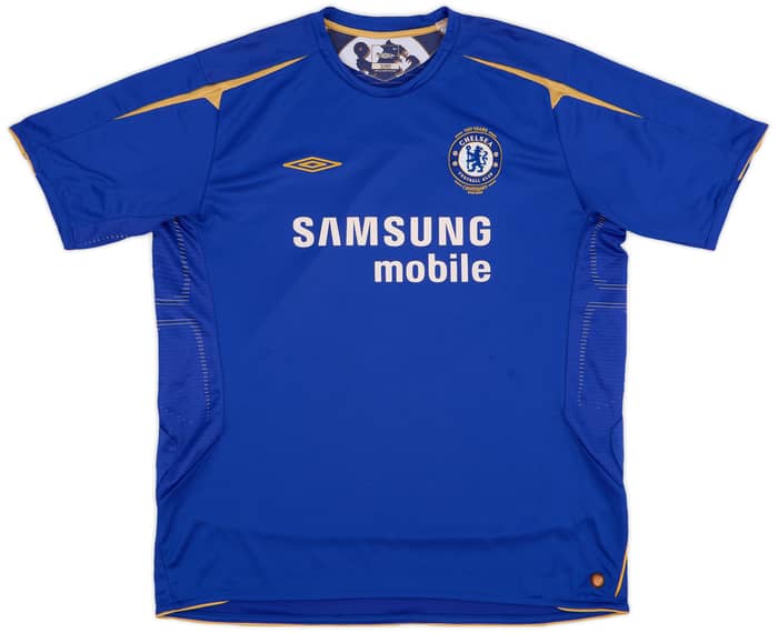 2005-06 Chelsea Centenary Home Shirt Makelele #4 - 8/10 - (XXL)