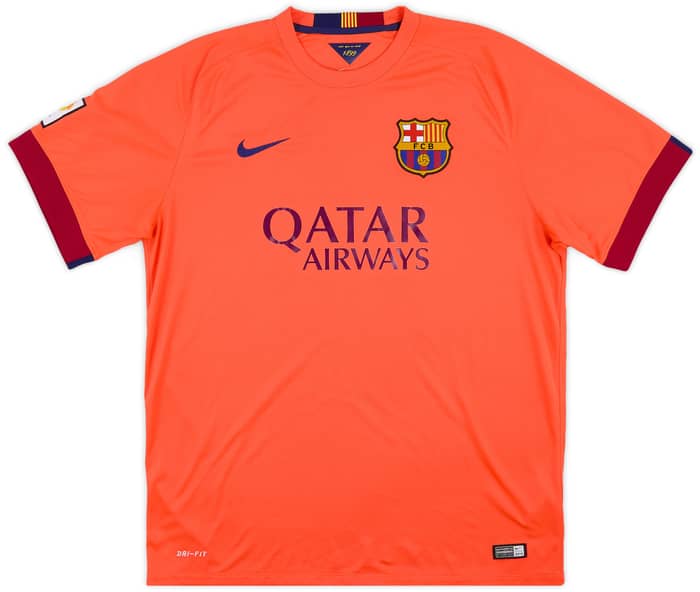 2014-15 Barcelona Away Shirt Messi #10 - 8/10 - (XL)